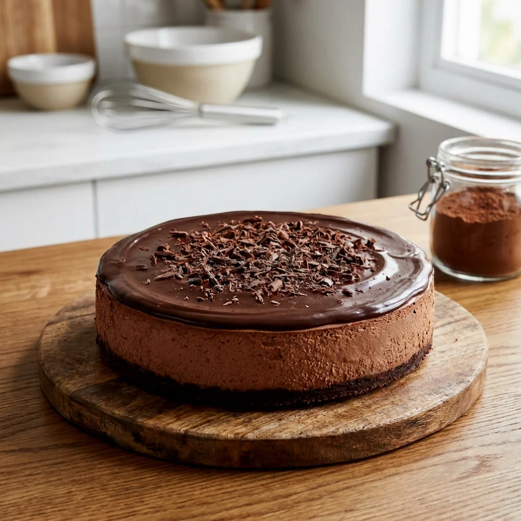 Chocolate No Bake Cheesecake