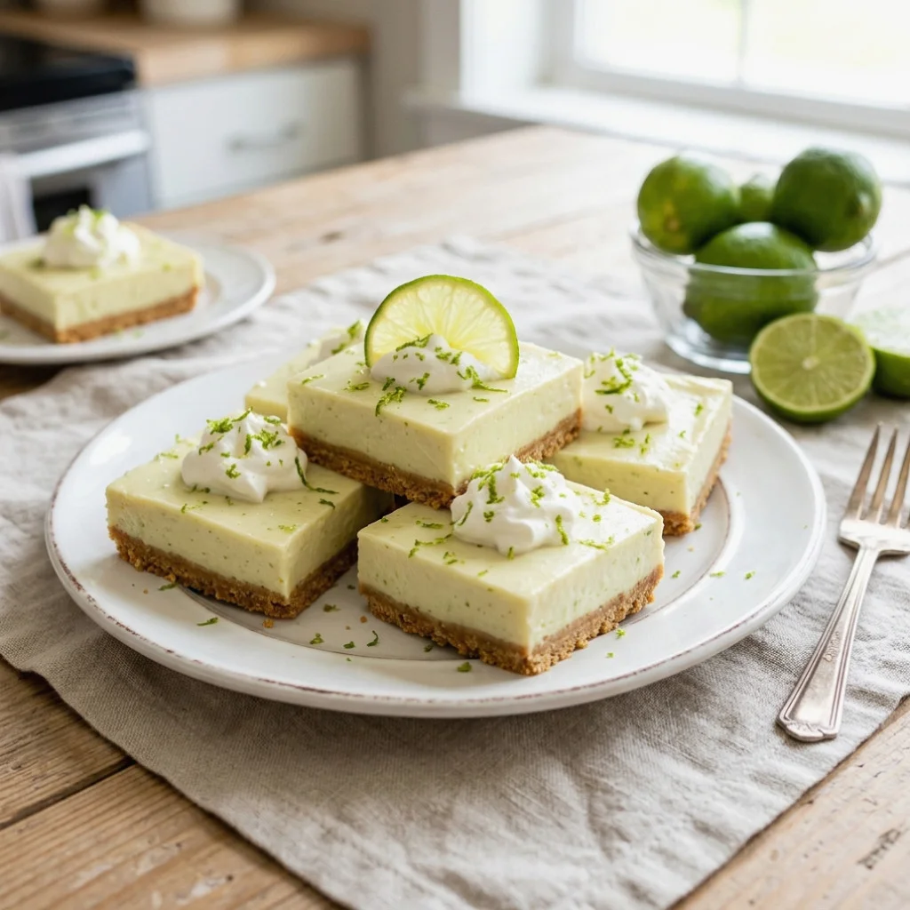 easy key lime pie bars