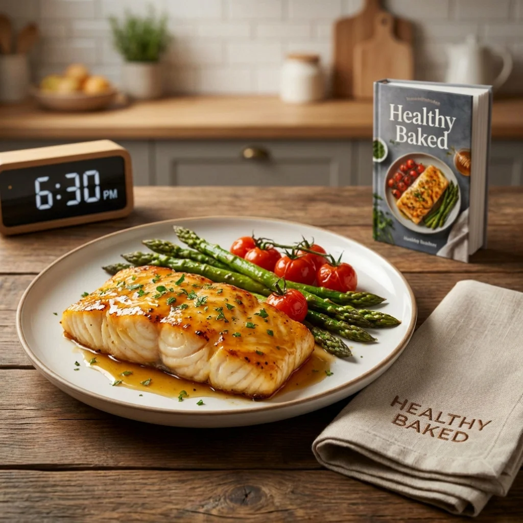 Healthy Baked Honey Marinated Cod
