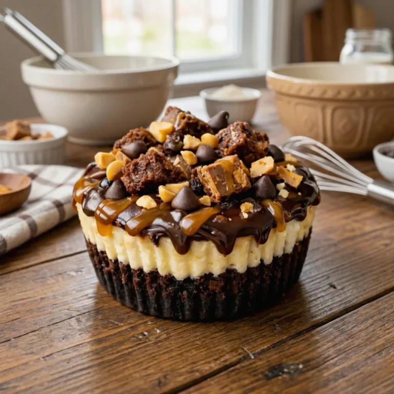 Loaded Brownie Cheesecake Cups