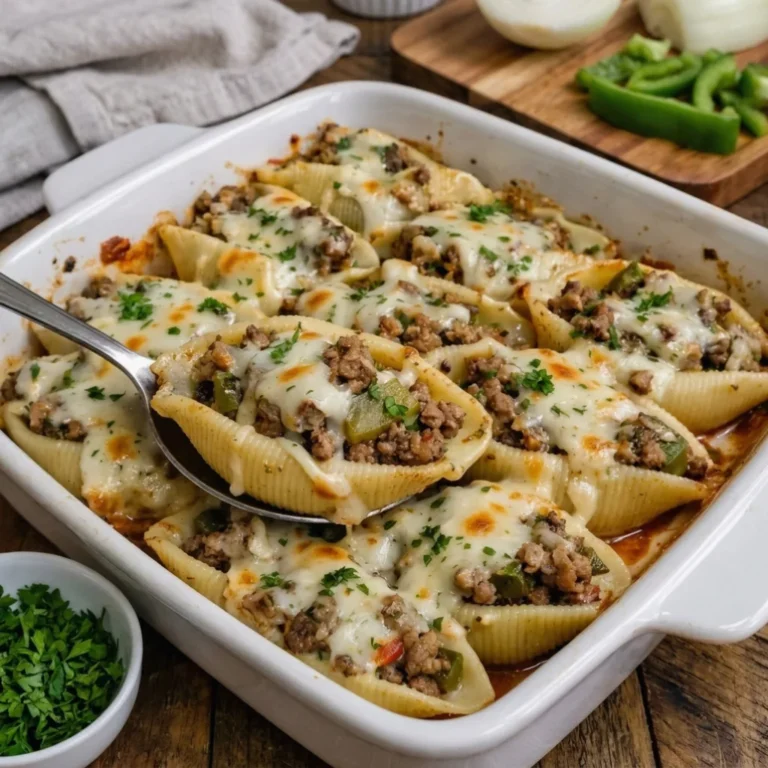 Philly Cheesesteak Stuffed Shells