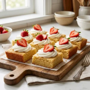 Strawberry Shortcake Bars