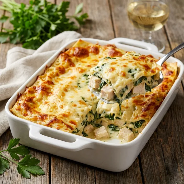White Chicken Lasagna