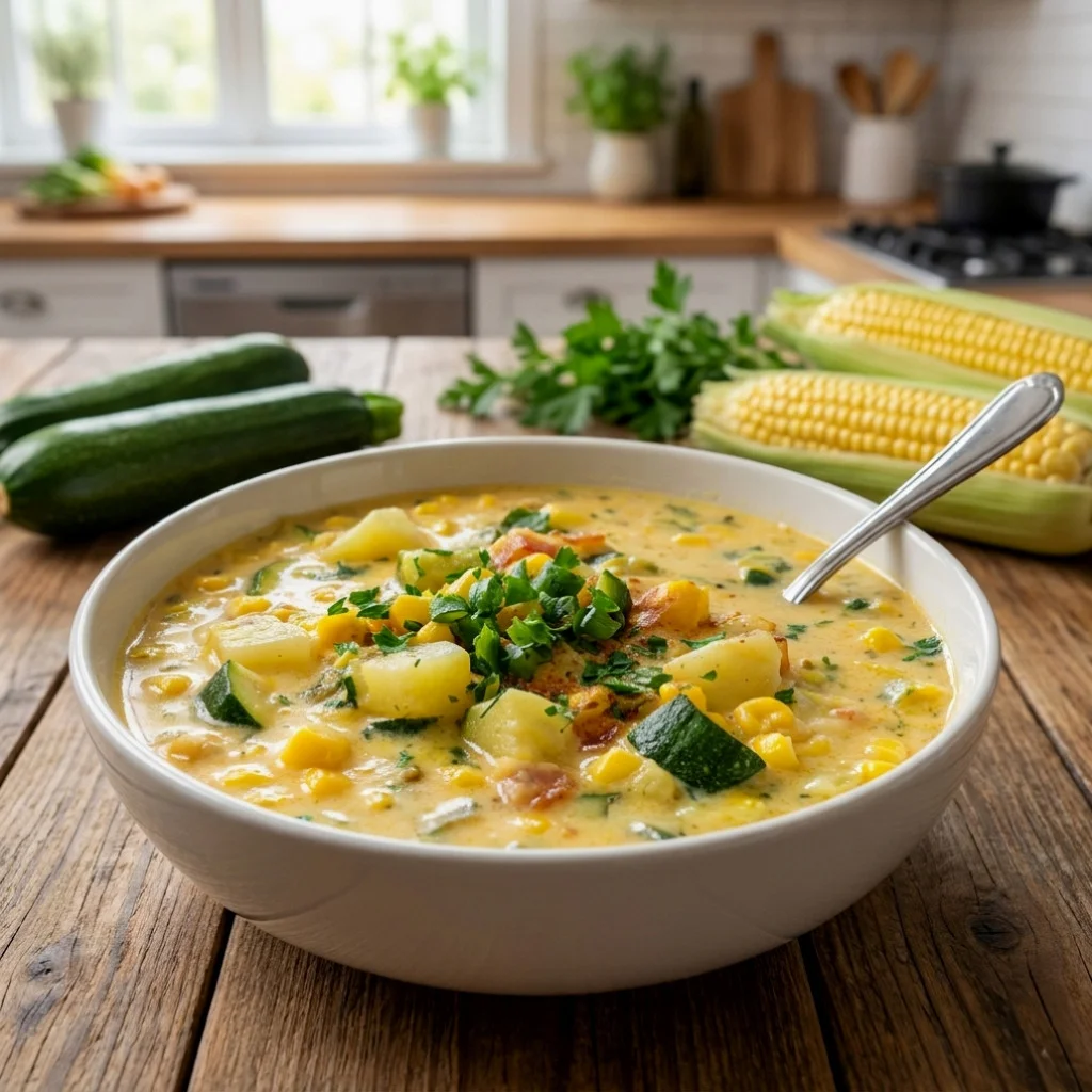Zucchini Corn Chowder